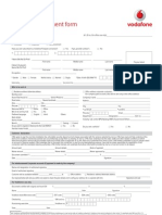 Vodafone Agreement Form