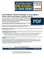 Early Childhood Teachers' Challenges in Using English To Interact With Young English Language Learners