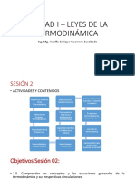 Sesion 04 Calorimetria Primera y Segunda Ley