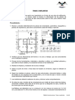 1.4 Trazo y Replanteo - Movimiento de Tierras