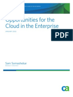 Opportunities For The Cloud in The Enterprise: Sam Somashekar