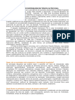 Cuidados de Enfermagem em Terapia Nutricional