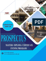 Evening Prospectus 2019 20