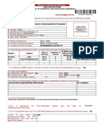 Application Form CSIR SRF