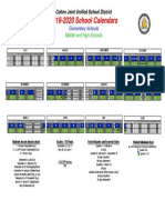 District Calendar