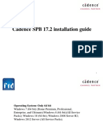 Cadence SPB 17.2 Installation Guide