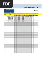 Stock Mentain in Excel by DEEPAK EDUWORLD