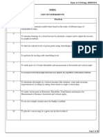 Index List of Experiments S. No. Practical