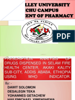 Rift Valley University Abichu Campus Department of Pharmacy