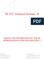 TE 5311 Technical Seminar - II