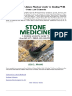 Stone Medicine A Chinese Medical Guide To Healing With Gems and Minerals