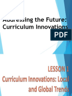 Addressing The Future: Curriculum Innovations