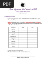 Sample Criteria For Judging