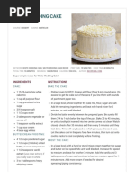 White Wedding Cake - Recipe Girl