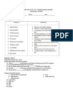 Knowledge:: Summative Test in TLE - ICT - Computer System Servicing