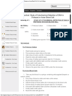 Study of Cytochemical Detection of DNA in Protozoa or Avian Blood Cel