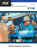 Manual Eaton Hydraulic Systems Transit Mixers Concrete Applications Components Hydrostatic Gearbox Pumps Fluids PDF