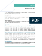 Planilla de Excel para El Aplicativo de Compras y Ventas