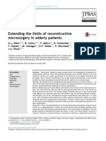 Extending The Limits of Reconstructive Microsurgery in Elderly Patients