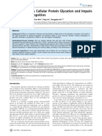 Ribose Induced Glycation