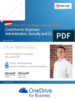 OneDrive For Business Administration Security Compliance