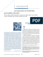 Clinical Research: Patient-Reported Outcomes in Borderline Personality Disorder