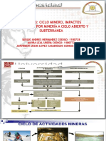 Exposicion Ciclo Minero e Impactos Ambientales Mineria