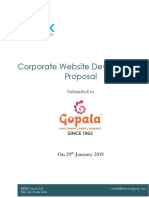 Gopala Website Proposal