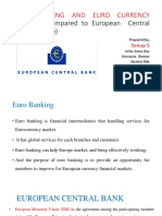 Euro Banking and Euro Currency Market