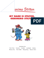 My Name Is Stilton, Geronimo Stilton