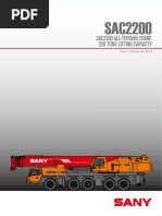 Sac2200 All-Terrain Crane 220 Tons Lifting Capacity: Quality Changes The World