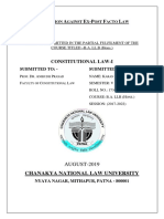 P A E - P F L: Chanakya National Law University