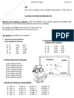 Guía Matemática - Didáctica Divisiones