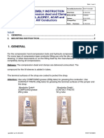 Assembly Instruction Compression Dead End Clamp For AL, ALDREY, ACAR and AW Conductors