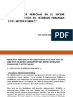 "Acciones de Personal en El Sector