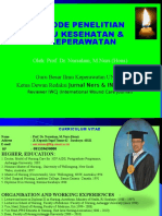 Metode Penelitian Ilmu Kesehatan & Keperawatan: Oleh: Prof. Dr. Nursalam, M.Nurs (Hons)