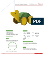 Elastic-Powered Turtle: Assembly Instructions