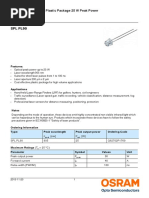 Pulsed Laser Diode in Plastic Package 25 W Peak Power: Features