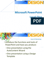 Microsoft Powerpoint Level One