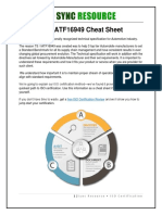 6 Iatf 16949 Certification Cheat Sheet