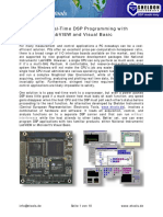 Easy Real-Time DSP Programming With Labview and Visual Basic