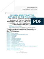 Official Gazette of The Republic of The Philippines