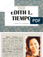 Edith L. Tiempo: Jeane Troj S. Rodriguez