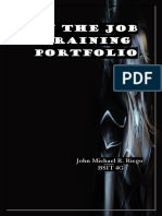 On The Job Training Portfolio: John Michael R. Riego Bsit 4G