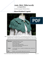 Mountain Mist Fiberworks: Collared Knitted Capelet