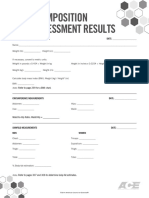 ACE - Body Composition Assessment Results