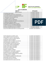 Pós Informática - Resultado Almenara Vagas Remanescentes PDF