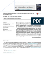 Dynamics of Atmospheres and Oceans: Jae-Won Choi, Yumi Cha, Hae-Dong Kim