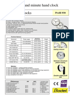 643191I Analogue Clocks Profil 930