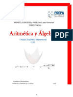 Aritmética y Algebra 2016